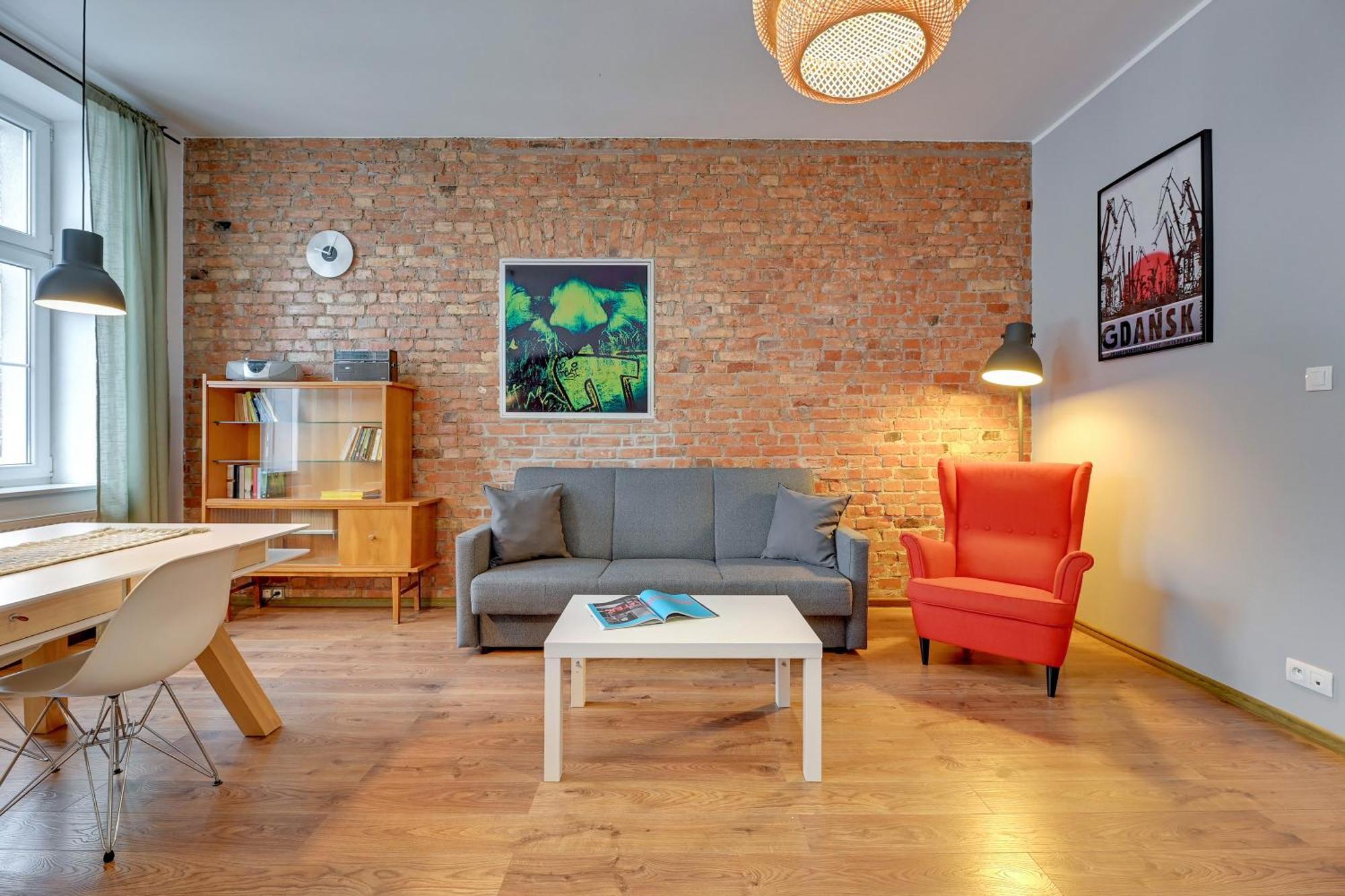 City Center, Art House & Family Stay By Downtown Apartments Gdańsk Exteriör bild